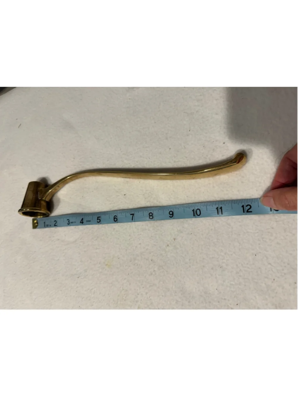 Vintage Brass Candle Snuffer One Size Gold
